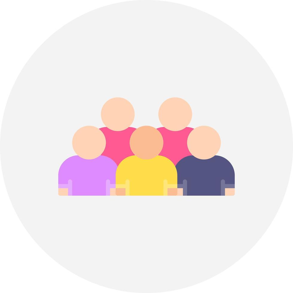 Audience Creative Icon Design vector