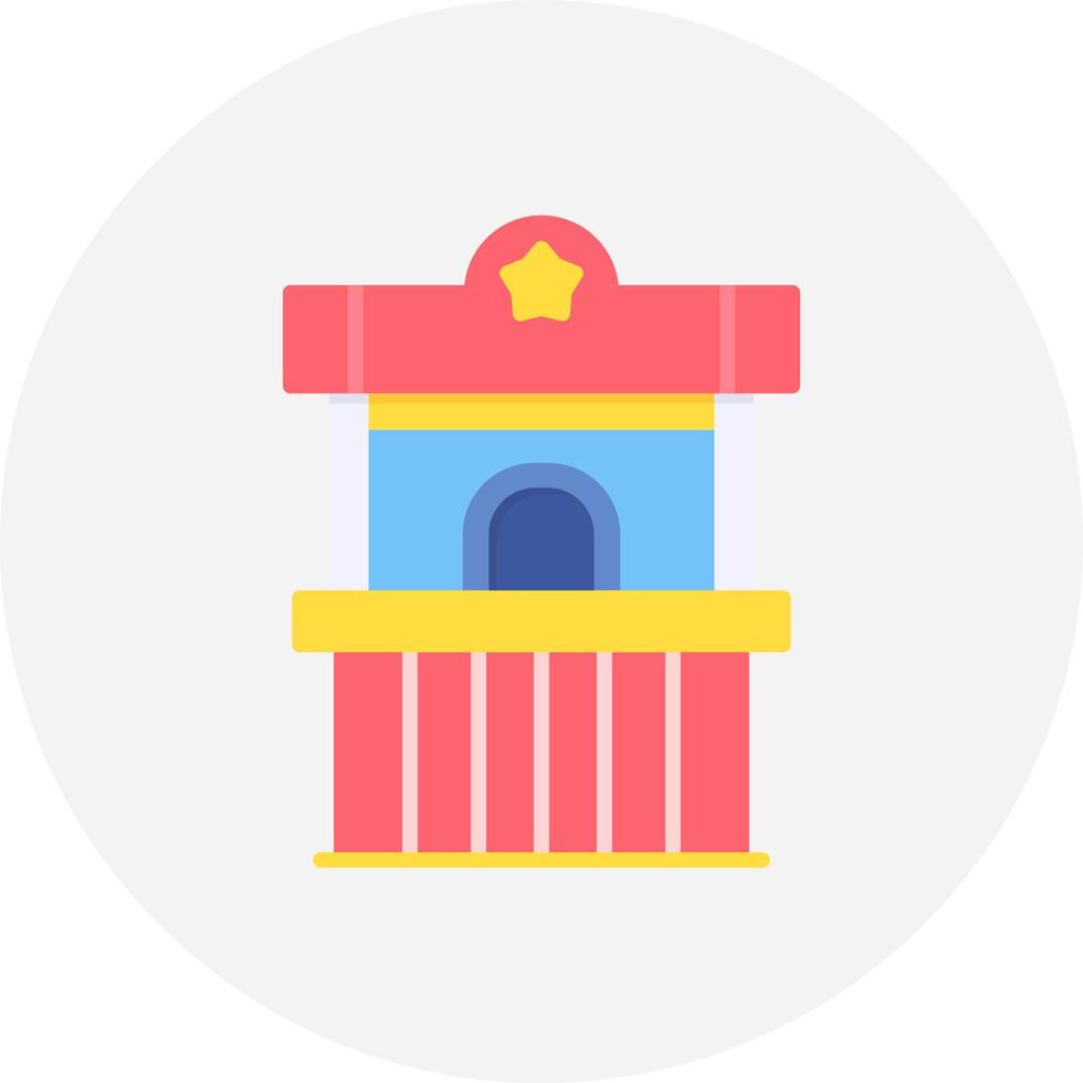 Ticket Box Creative Icon Design vector