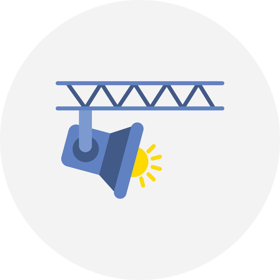 Spotlight Creative Icon Design vector