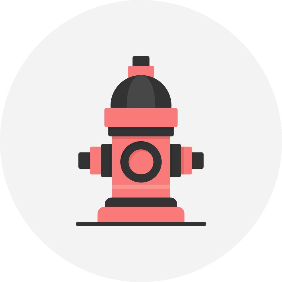 Fire Hydrant Creative Icon Design vector