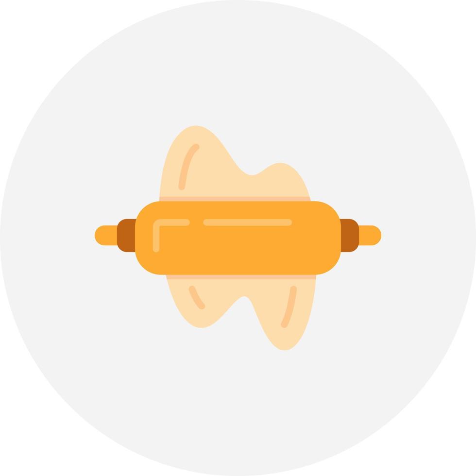 Rolling Pin Creative Icon Design vector