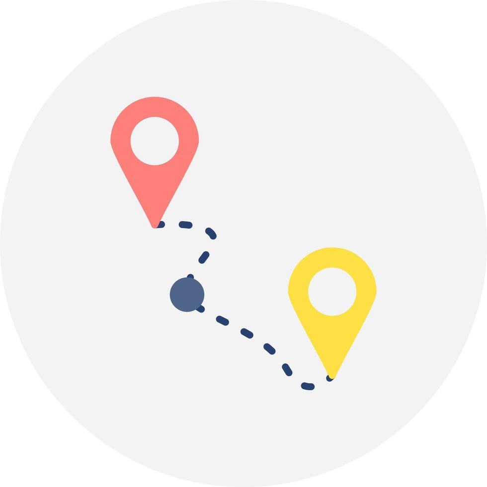 Tracking Creative Icon Design vector