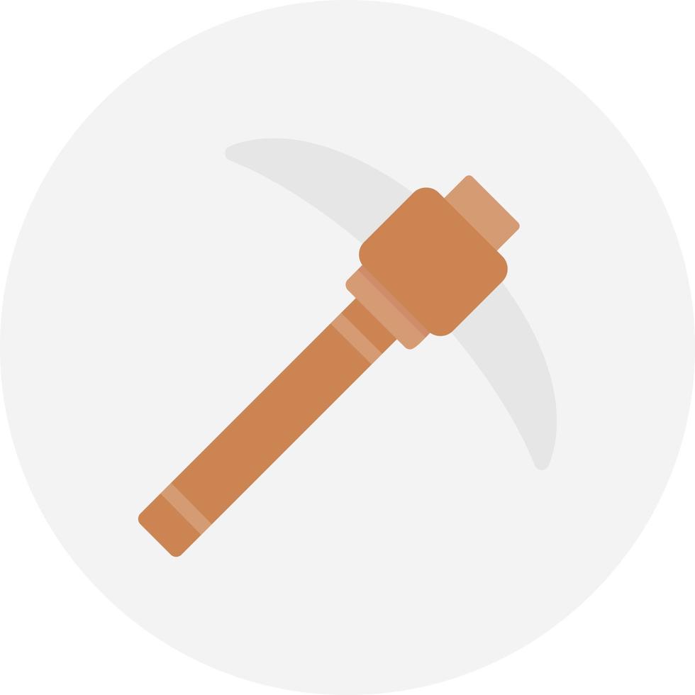 Pickaxe Creative Icon Design vector