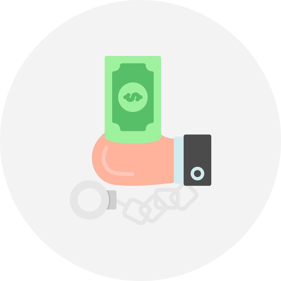 Corruption Creative Icon Design vector