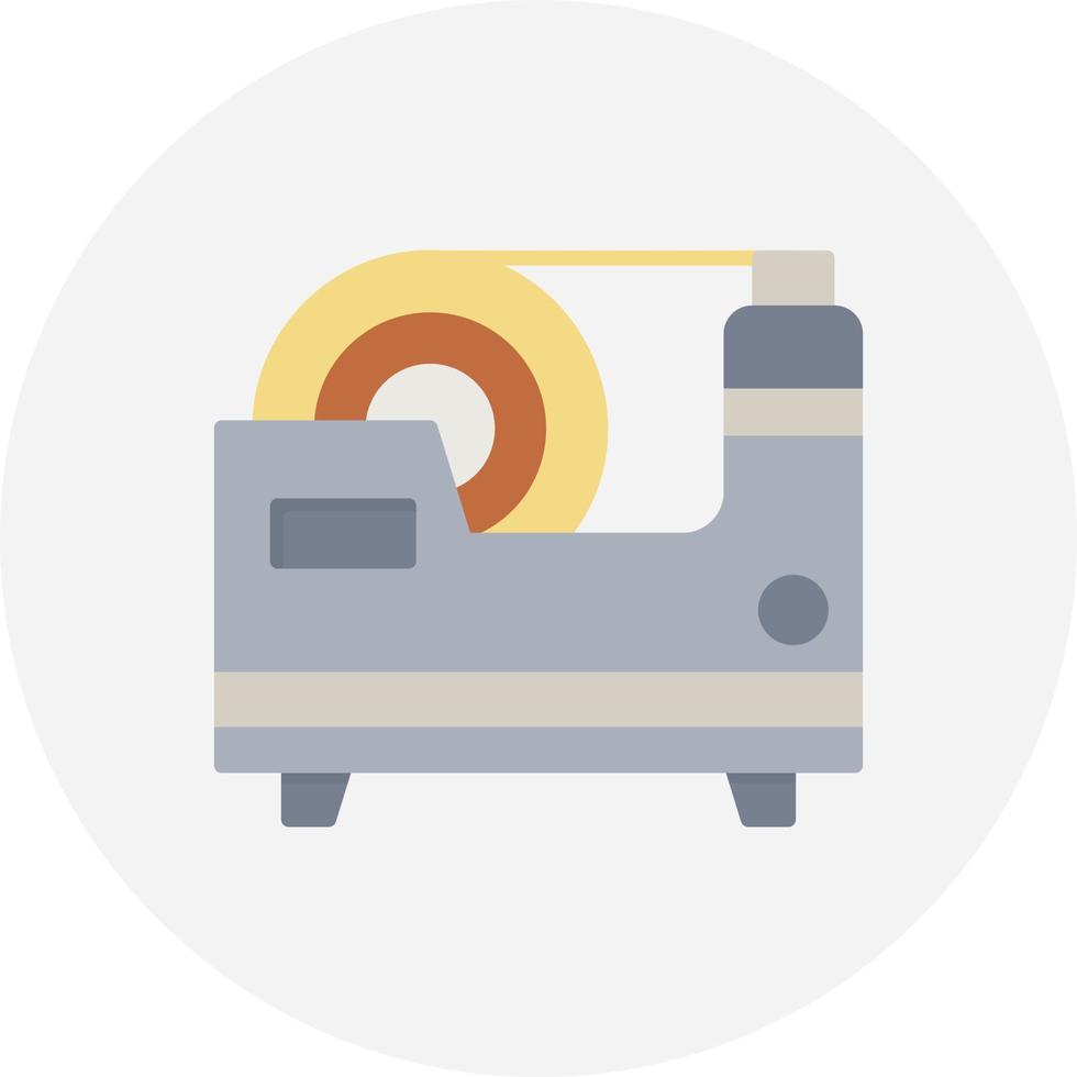 Tape Dispenser Creative Icon Design vector