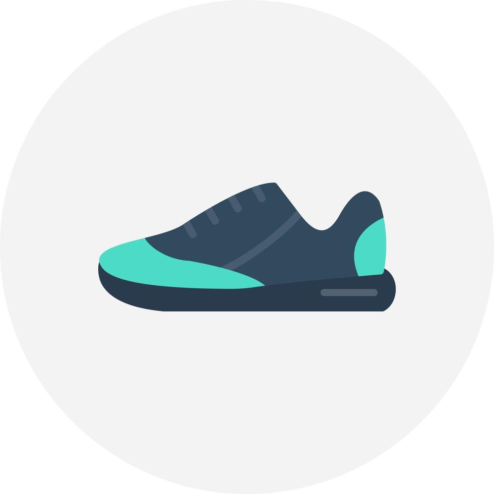 diseño de icono creativo de zapatillas vector