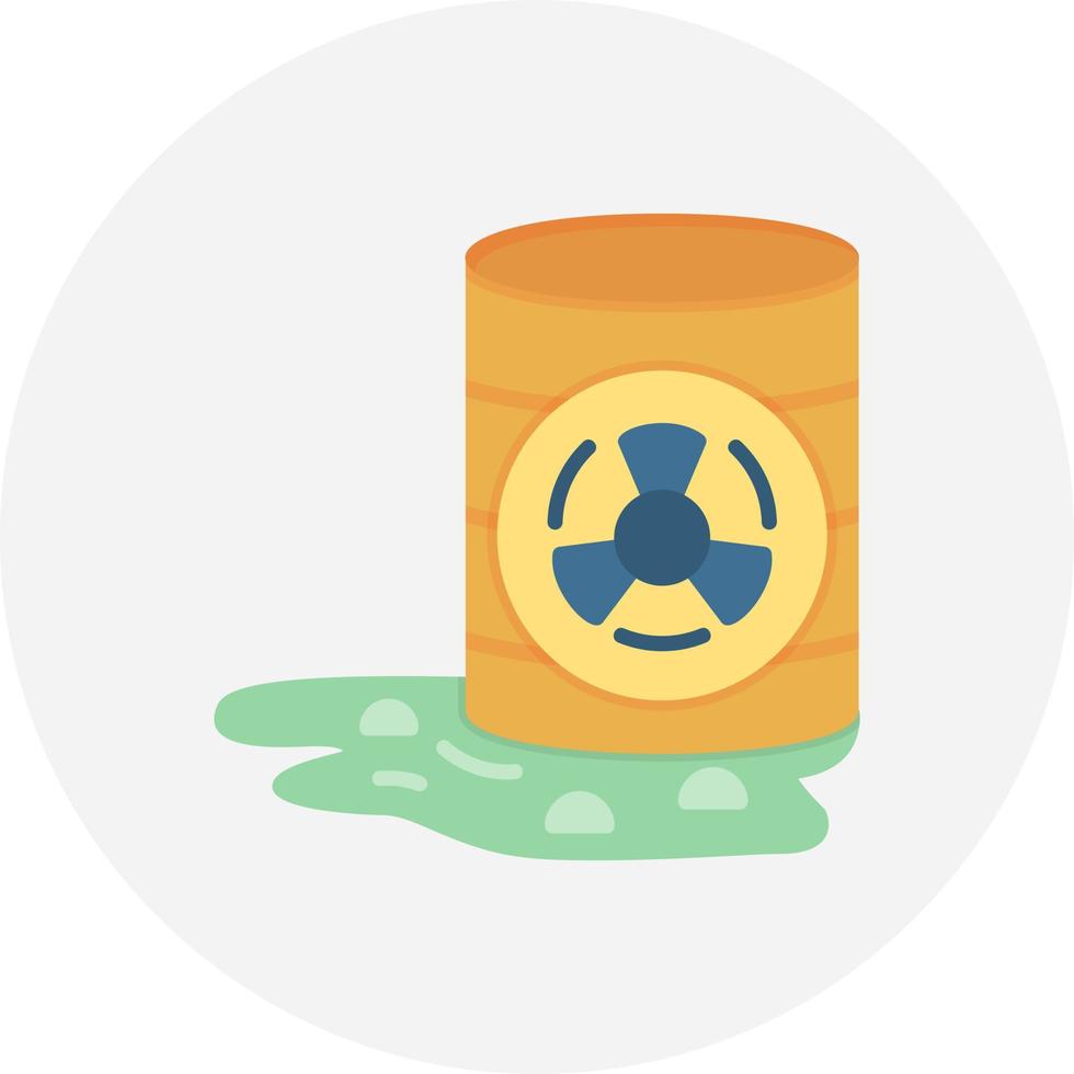 Toxic Waste Creative Icon Design vector