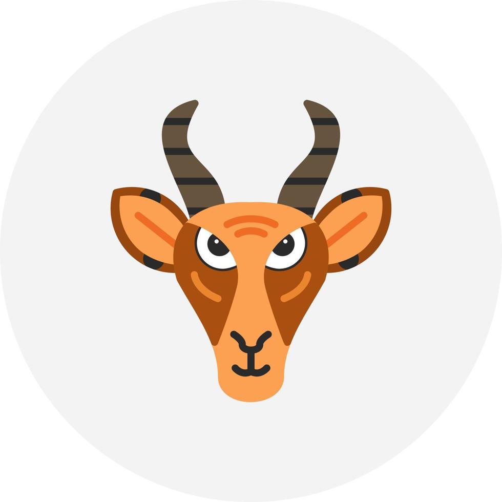 Gazelle Creative Icon Design vector