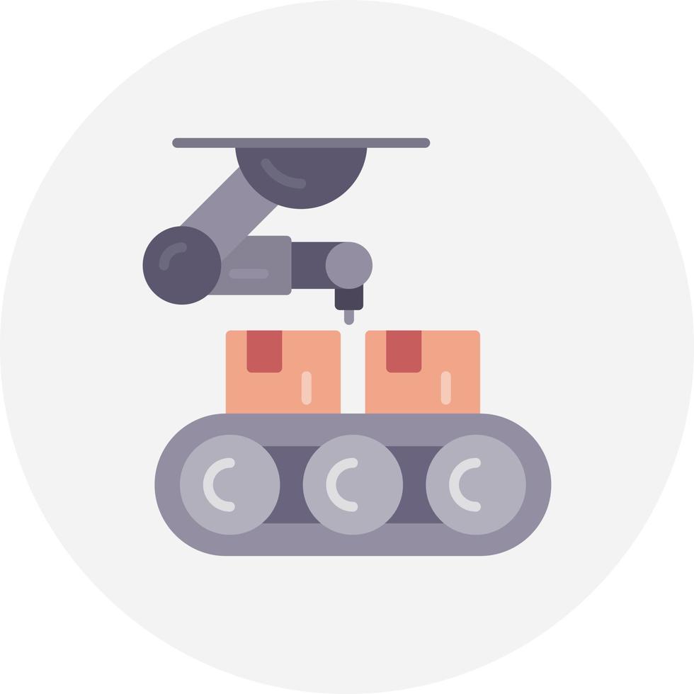 Conveyor Belt Creative Icon Design vector