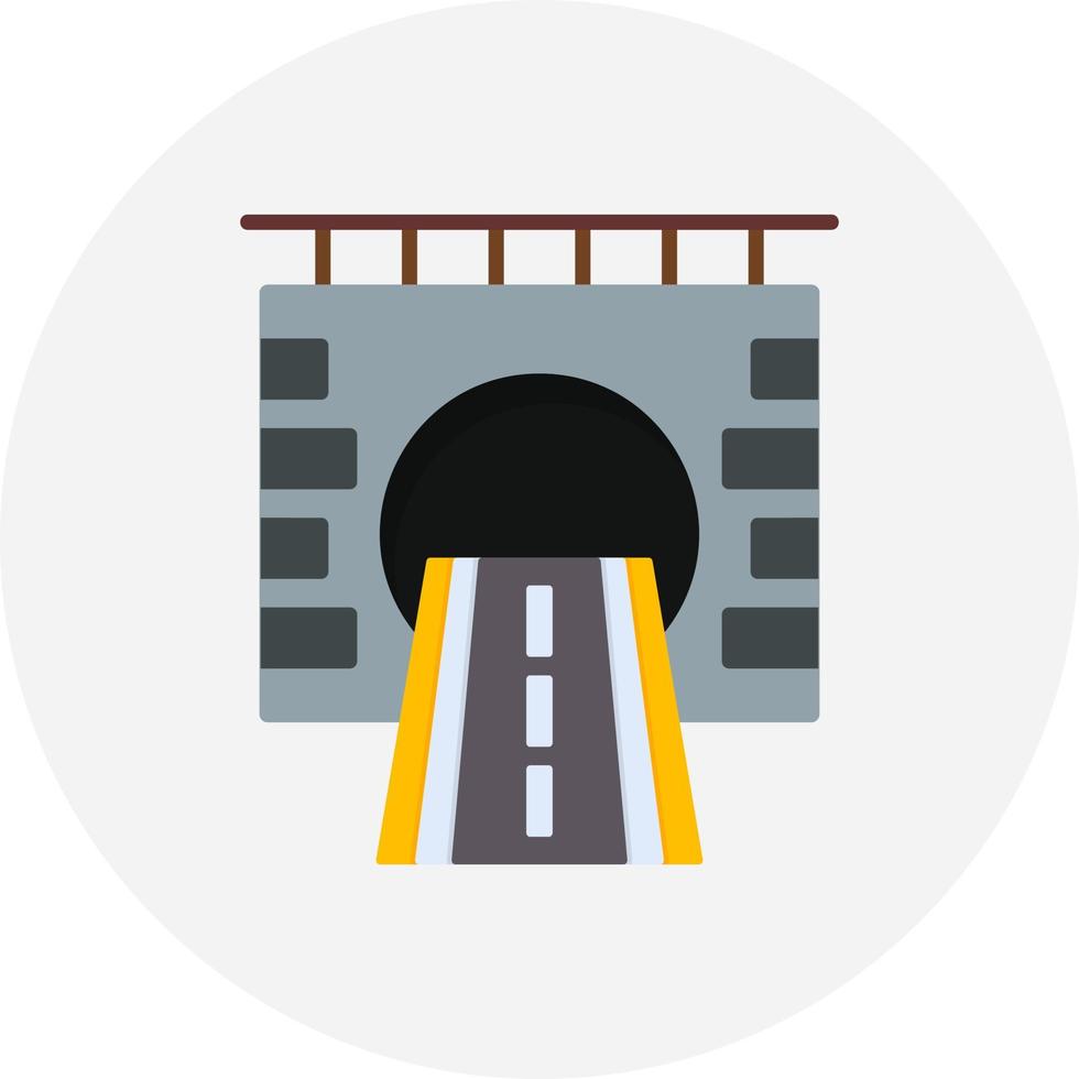 diseño de icono creativo de túnel vector