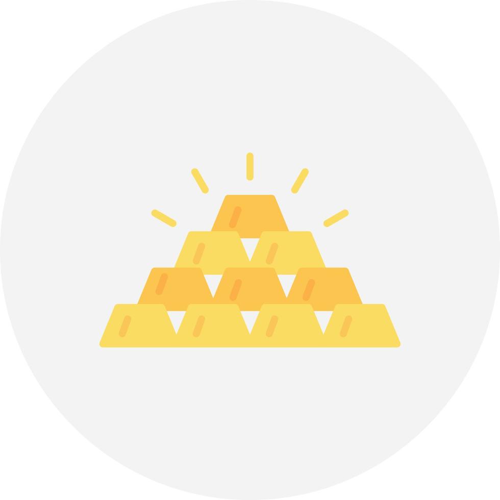 Gold Creative Icon Design vector