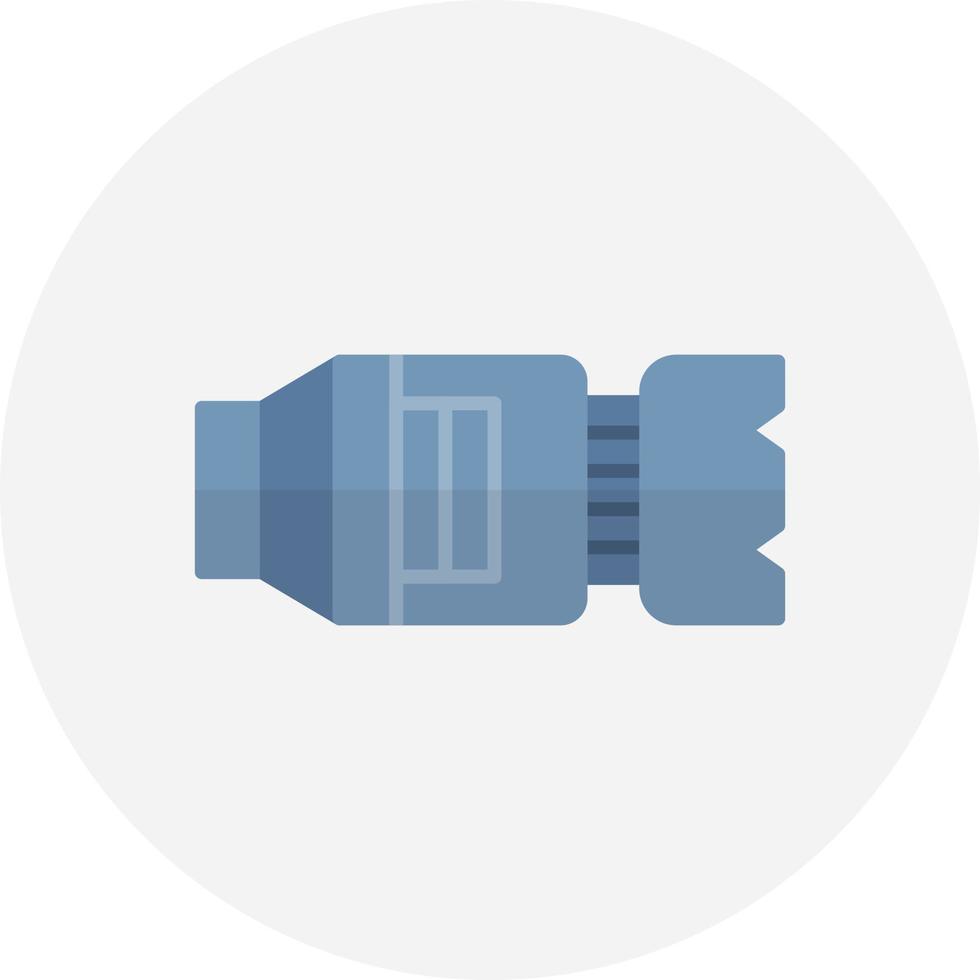 Camera Lens Creative Icon Design vector