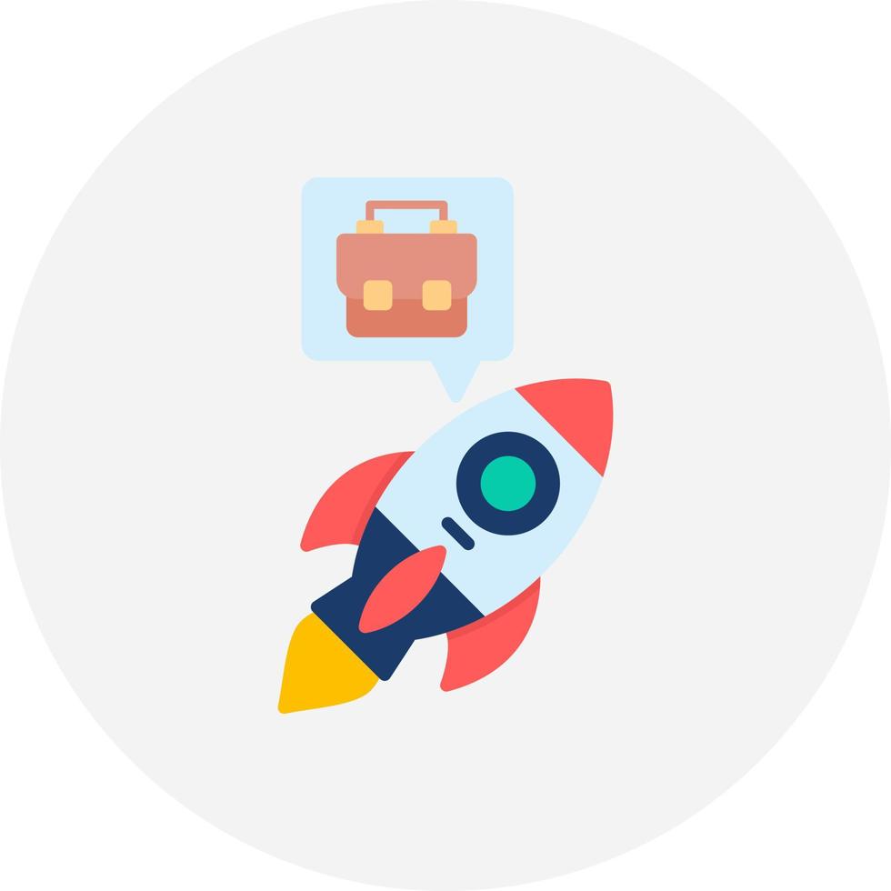 Rocket Creative Icon Design vector