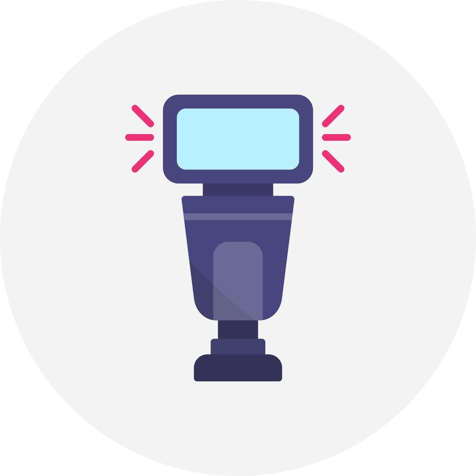 Camera Flash Creative Icon Design vector