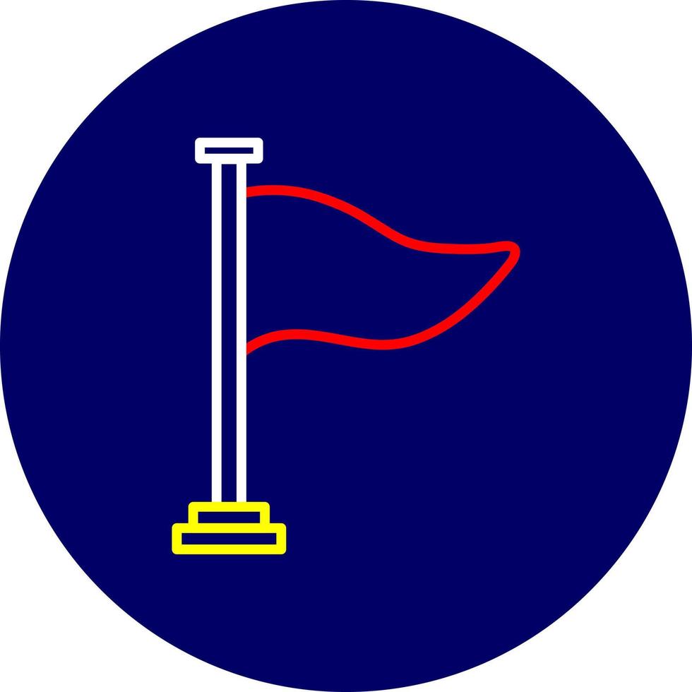 Flag Creative Icon Design vector