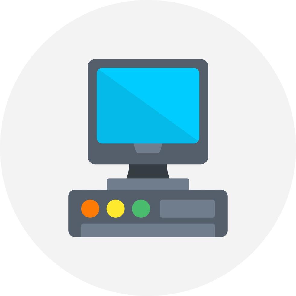 Computer Creative Icon Design vector
