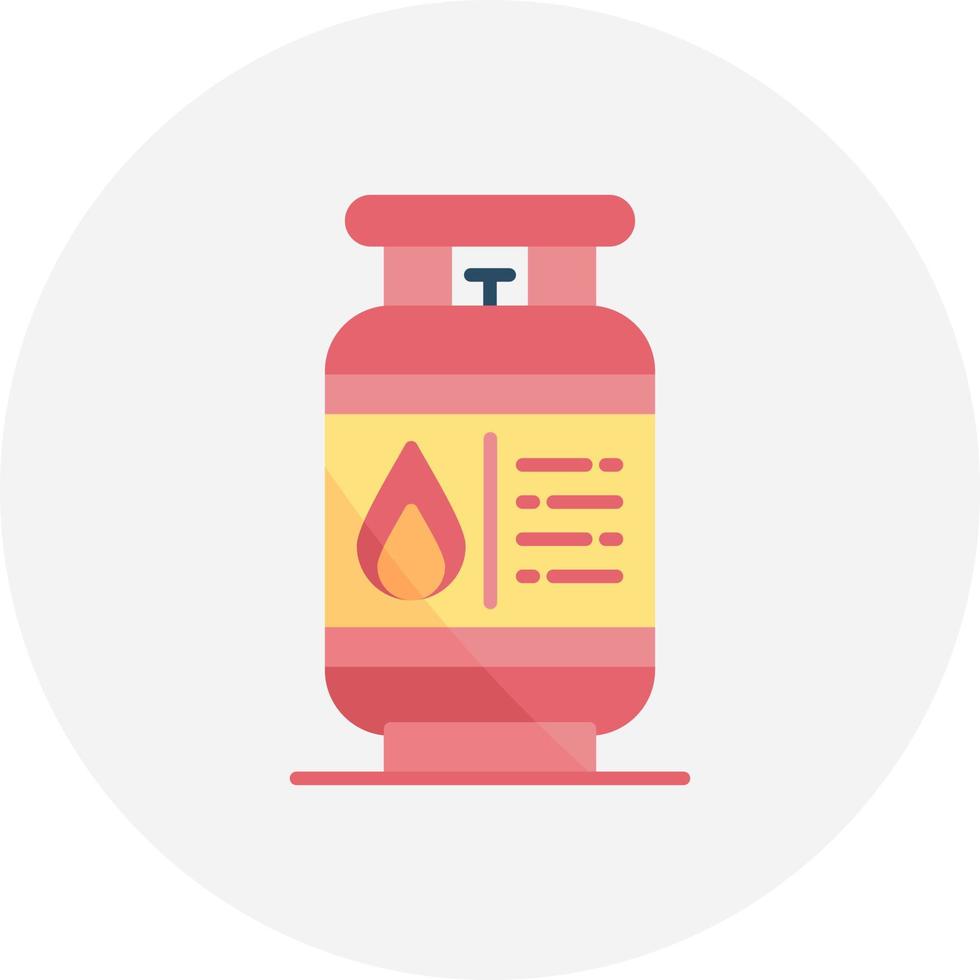 Gas Cilinder Creative Icon Design vector