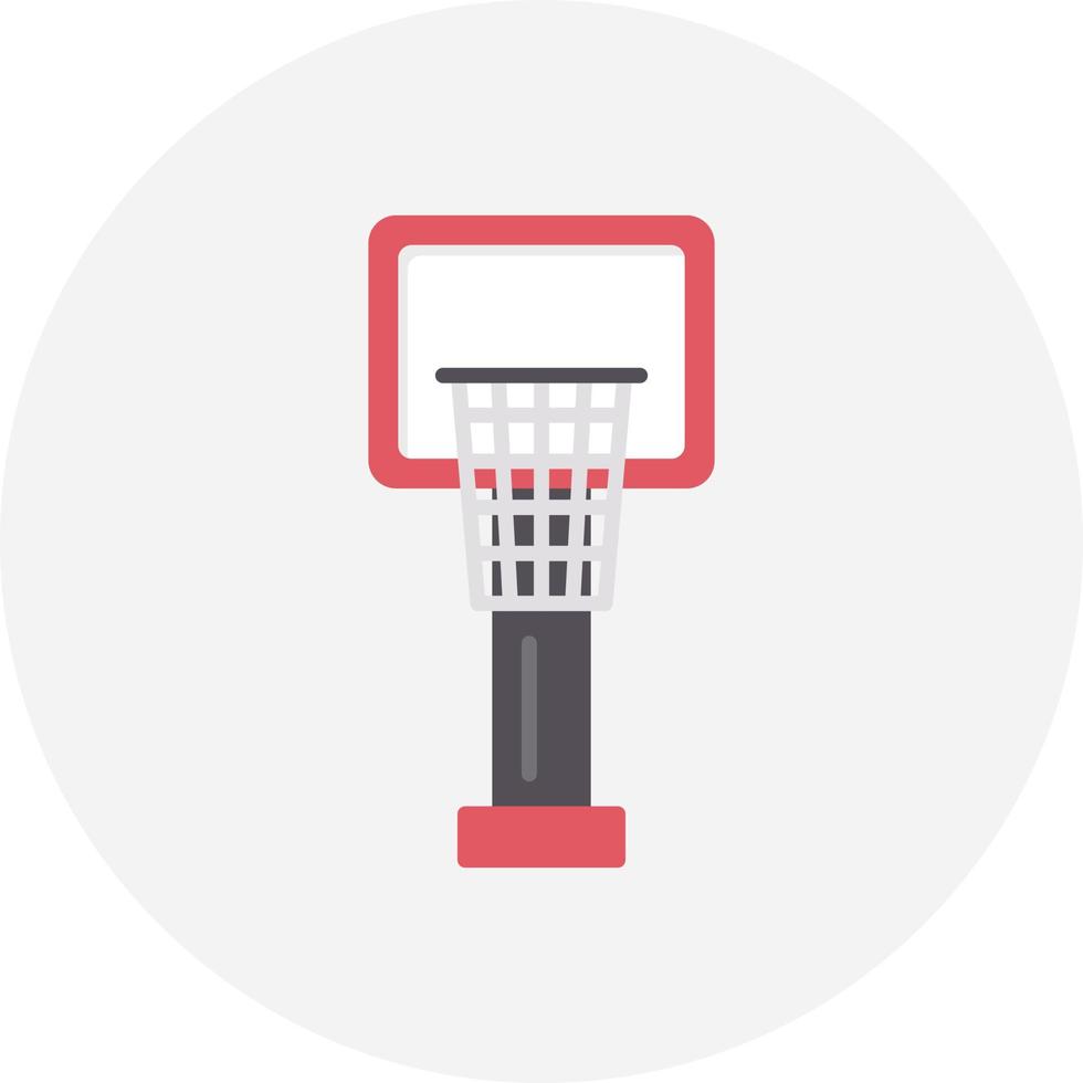 Basketball Hoop Creative Icon Design vector