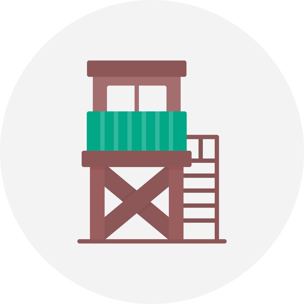 Watchtower Creative Icon Design vector