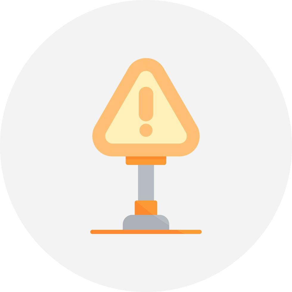 Traffic Sign Creative Icon Design vector