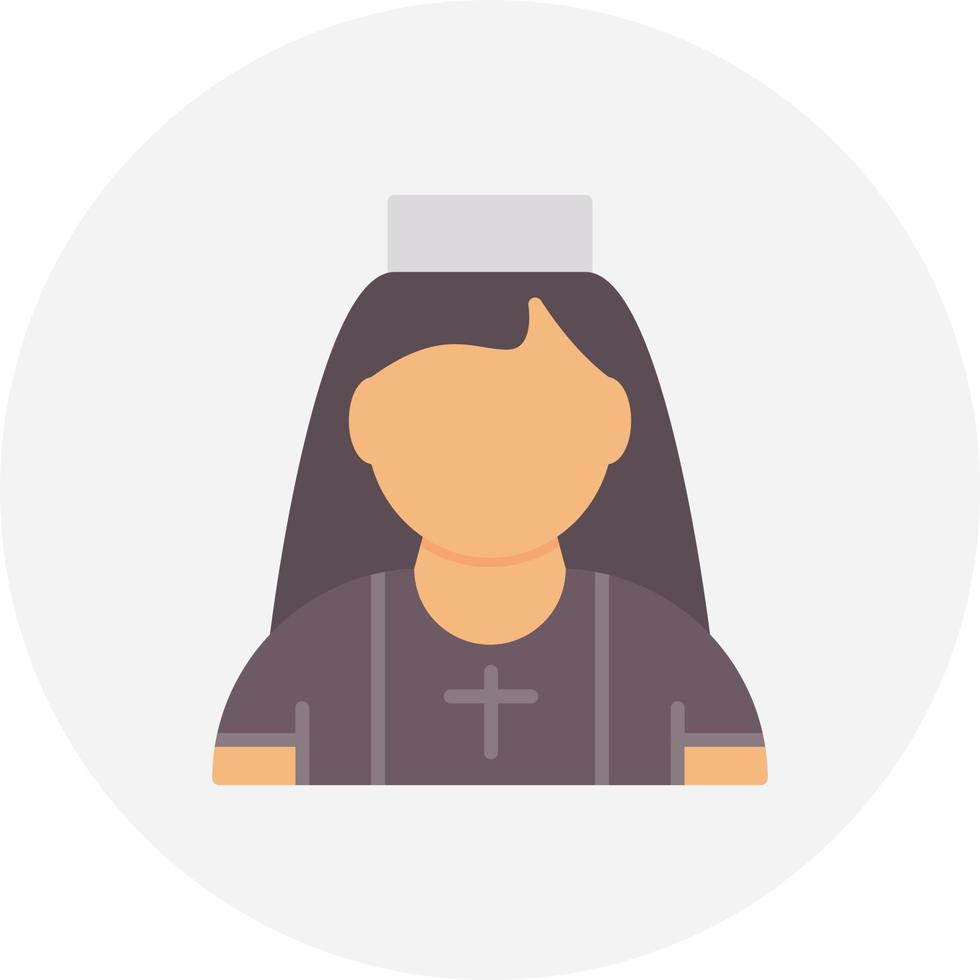 nun Creative Icon Design vector