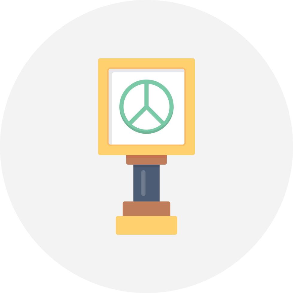Peace Sign Creative Icon Design vector