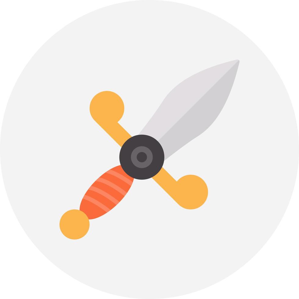 Dagger Creative Icon Design vector