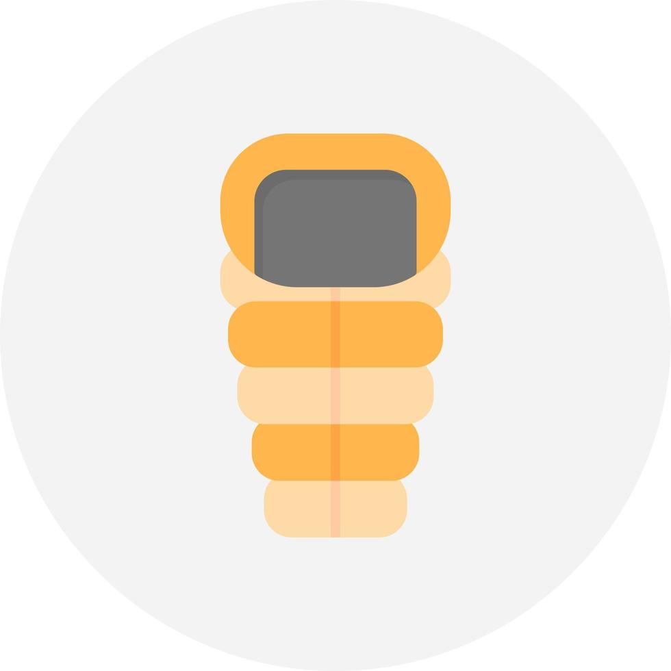Sleeping Bag Creative Icon Design vector