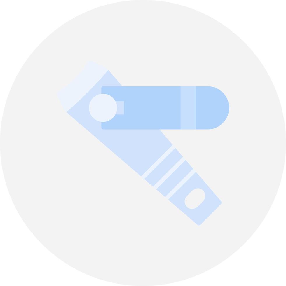 Nail Cutter Creative Icon Design vector