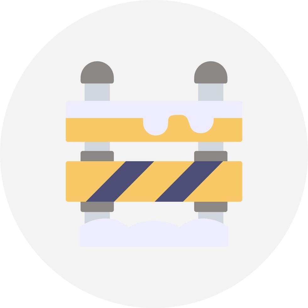 Road Block Creative Icon Design vector