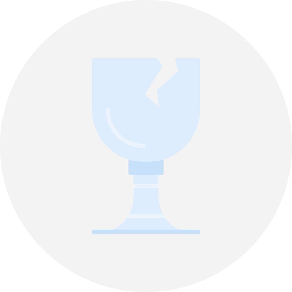 Broken Glass Creative Icon Design vector