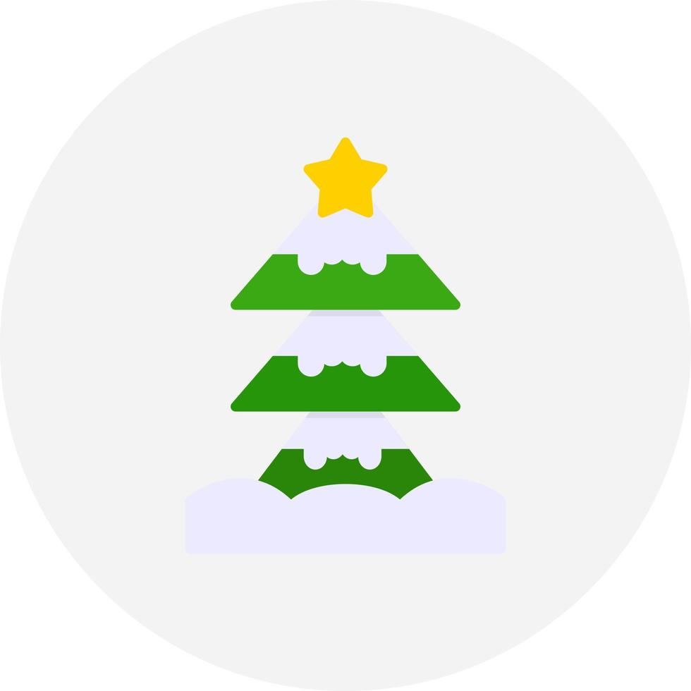 diseño creativo del icono del árbol de navidad vector