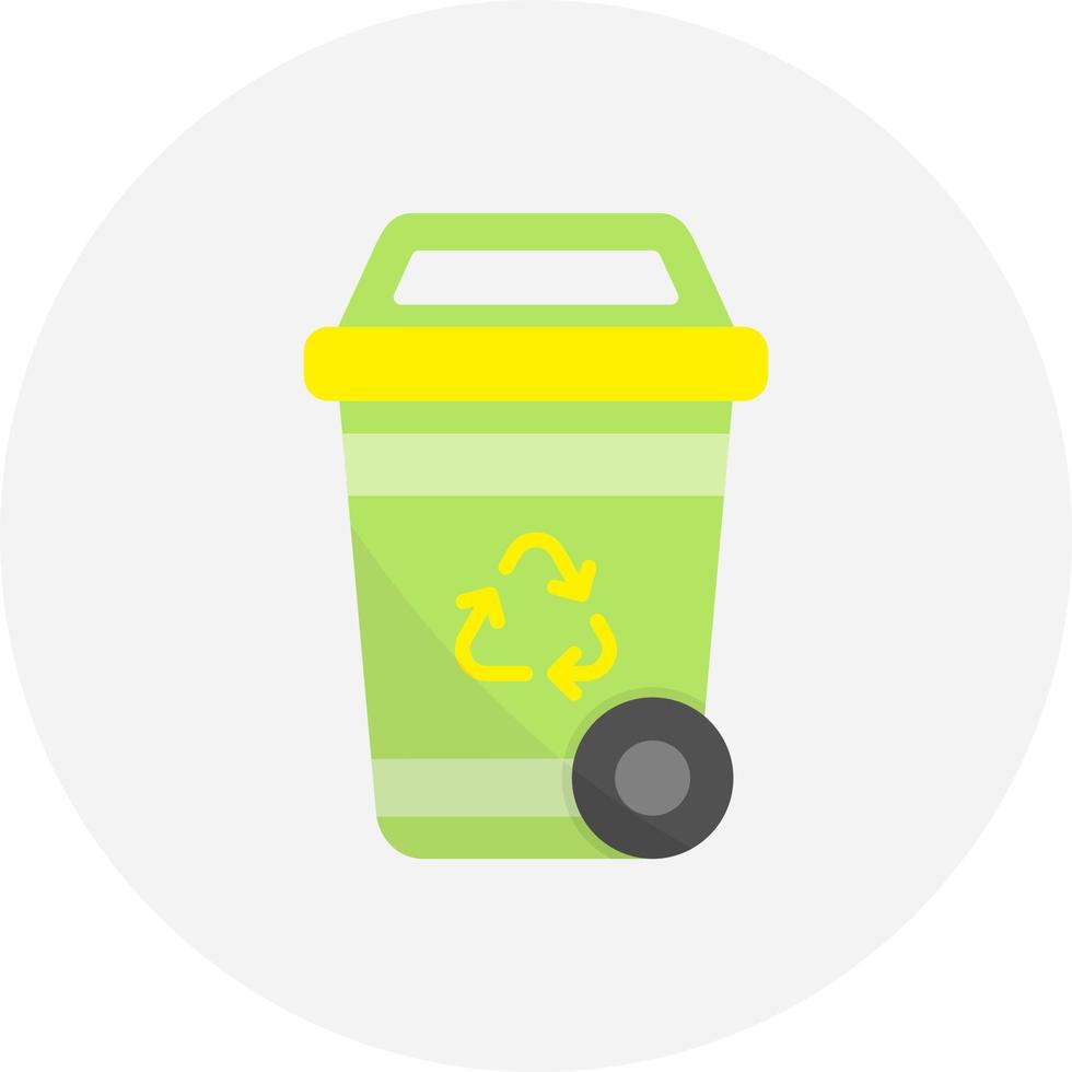 Recycling Bin Creative Icon Design vector