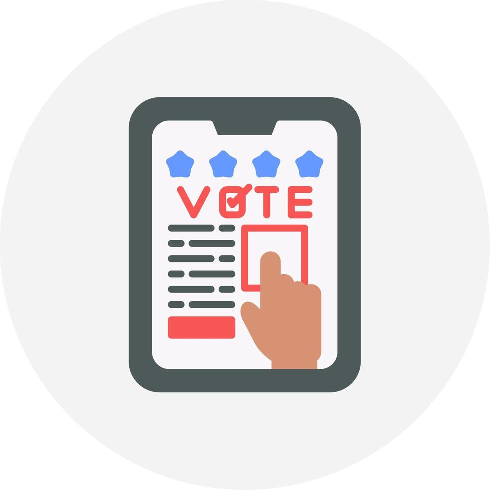 Vote Creative Icon Design vector