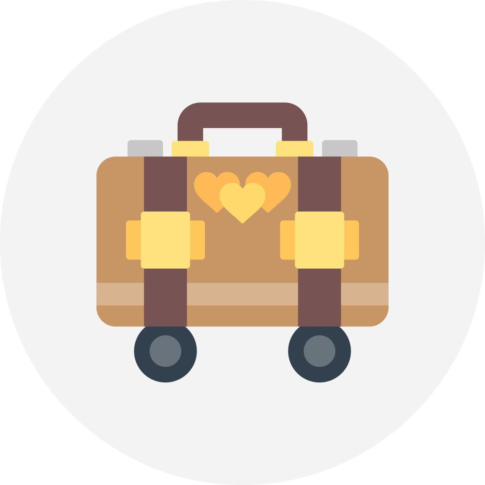 Suitcase Creative Icon Design vector