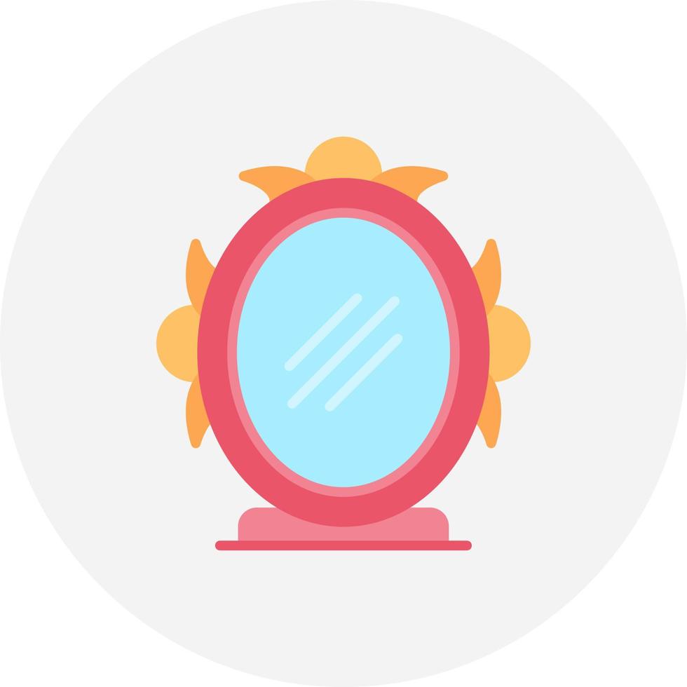 Magic Mirror Creative Icon Design vector