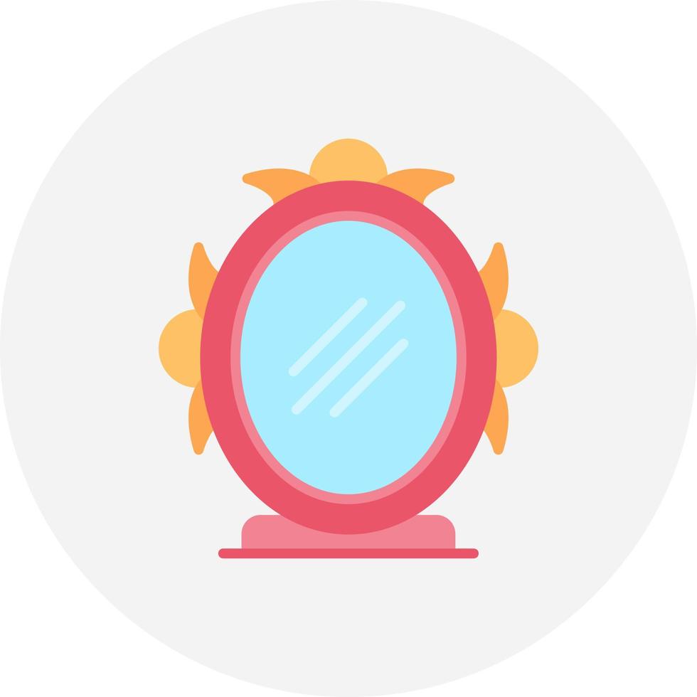 Magic Mirror Creative Icon Design vector