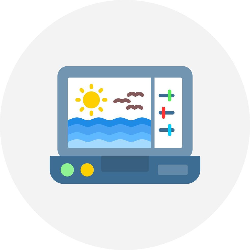 Photo Editing Creative Icon Design vector