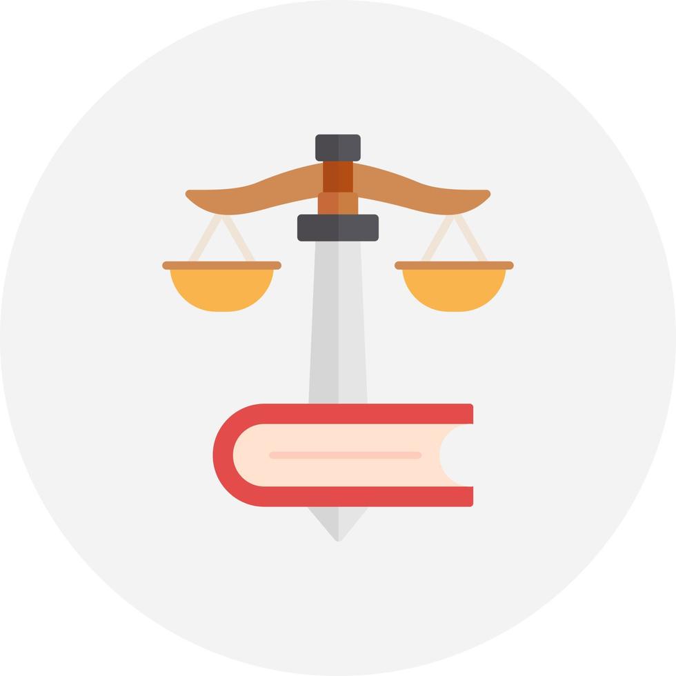 Law Creative Icon Design vector