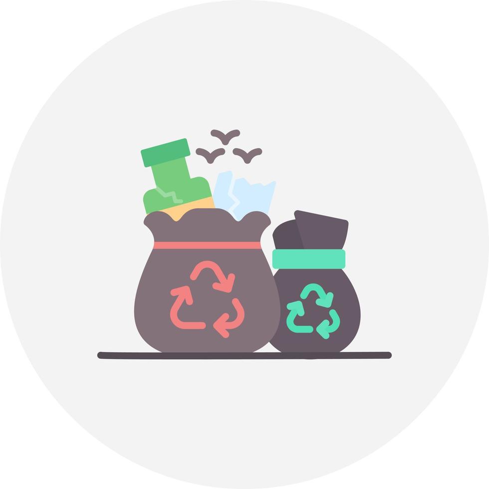 Garbage Creative Icon Design vector