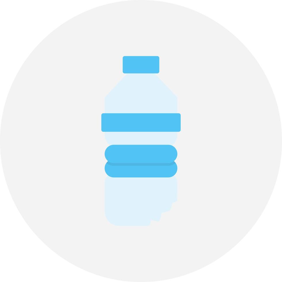 Water Bottle Creative Icon Design vector