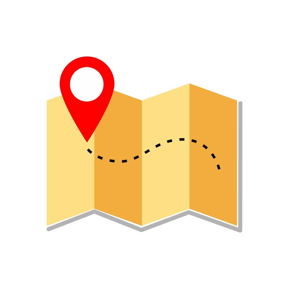 Direction map icon vector design