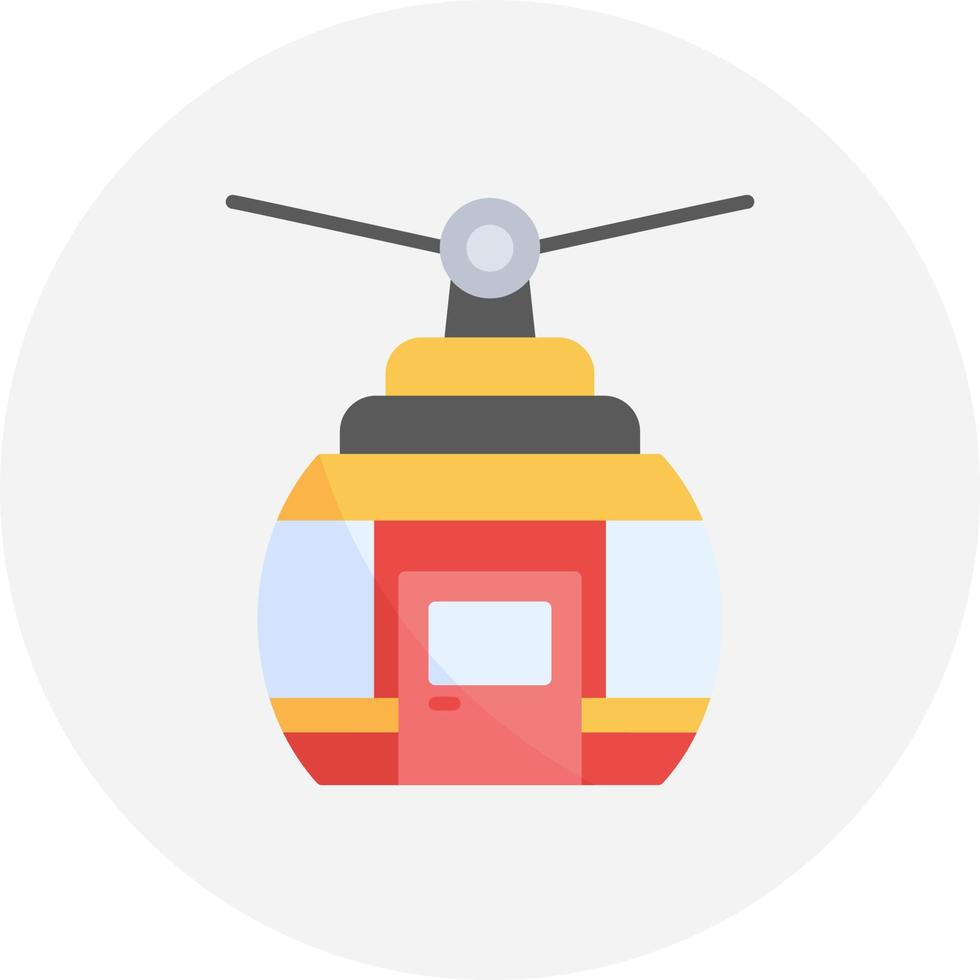 Cable Car Creative Icon Design vector
