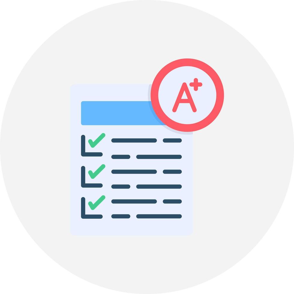 Grades Creative Icon Design vector
