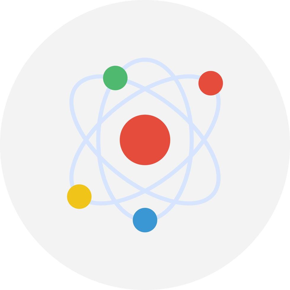 Atom Creative Icon Design vector