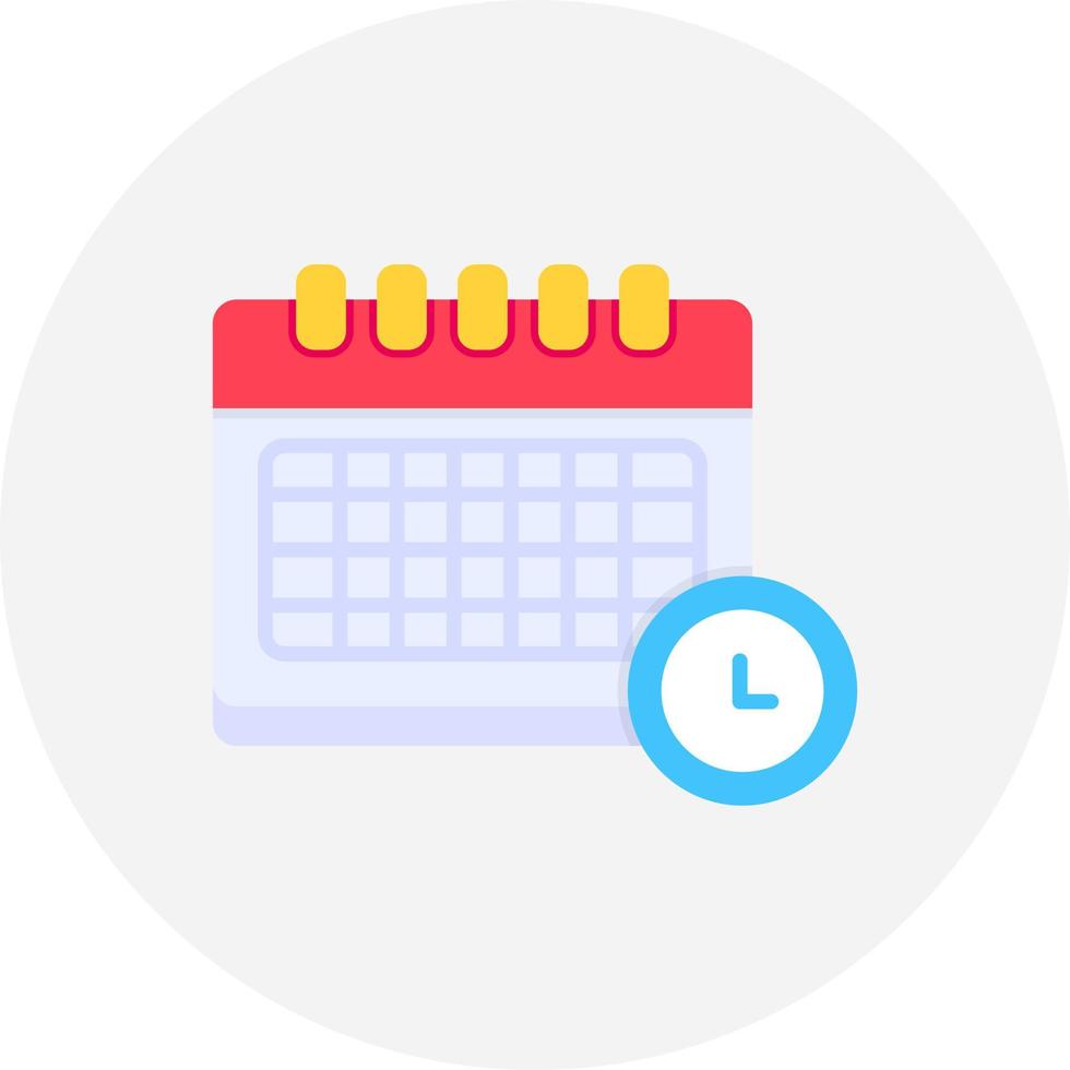 Schedule Creative Icon Design vector