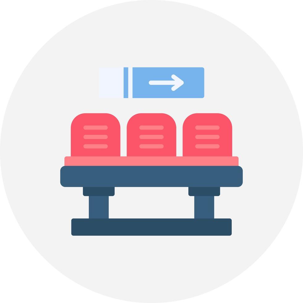 Waiting Room Creative Icon Design vector