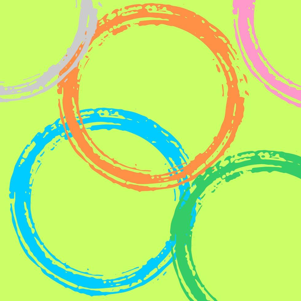 Abstract background vector design with round ornament for social media template