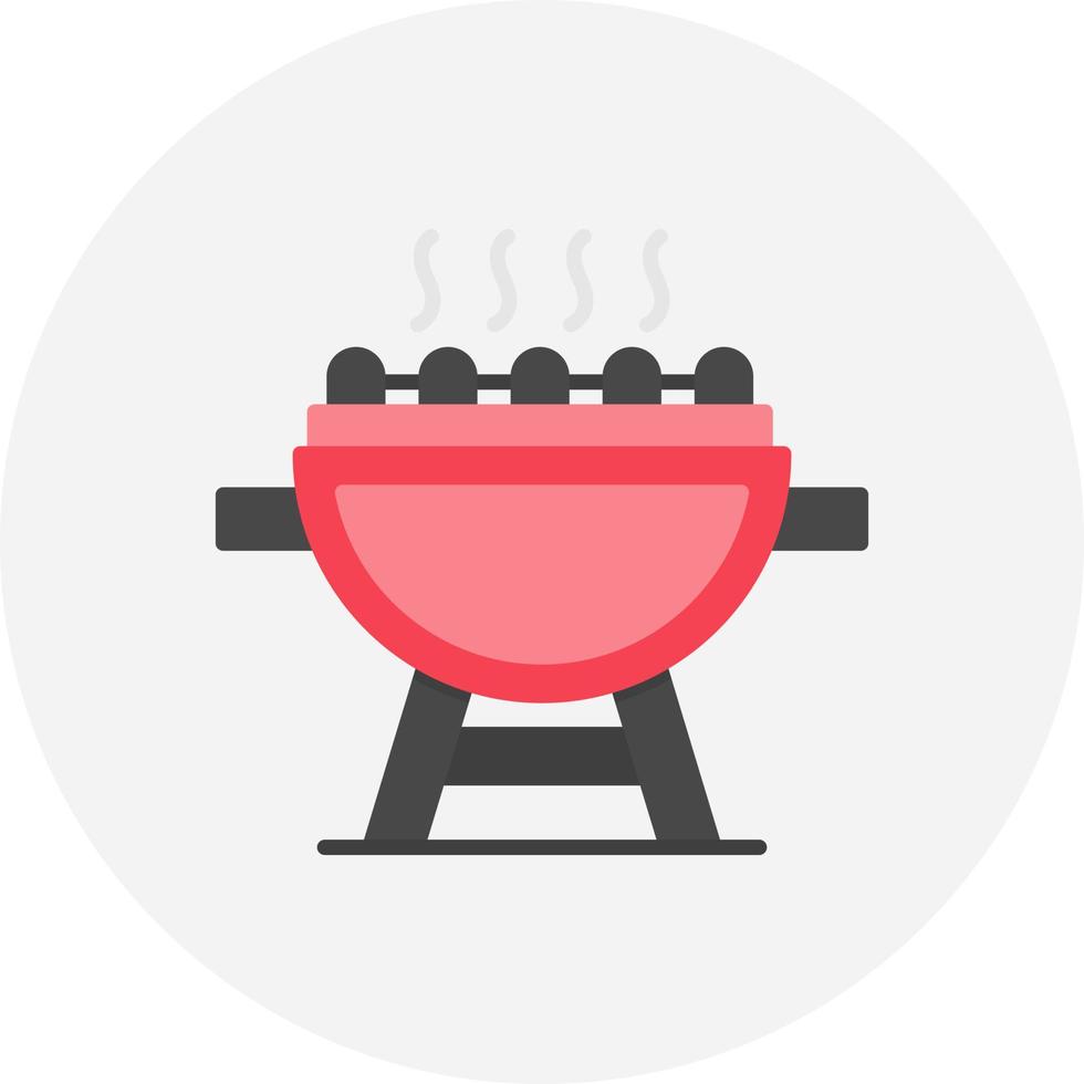 Grill Creative Icon Design vector