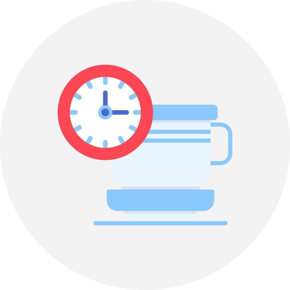 Tea Time Creative Icon Design vector